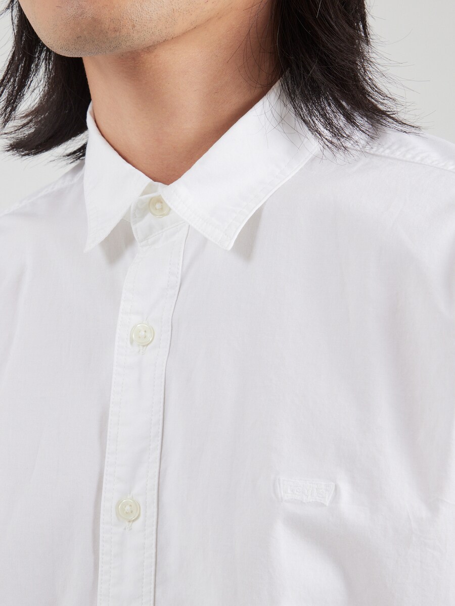Рубашка Slim Fit на пуговицах LEVI'S  Battery Housemark Slim Fit Shirt, белый — фото 2