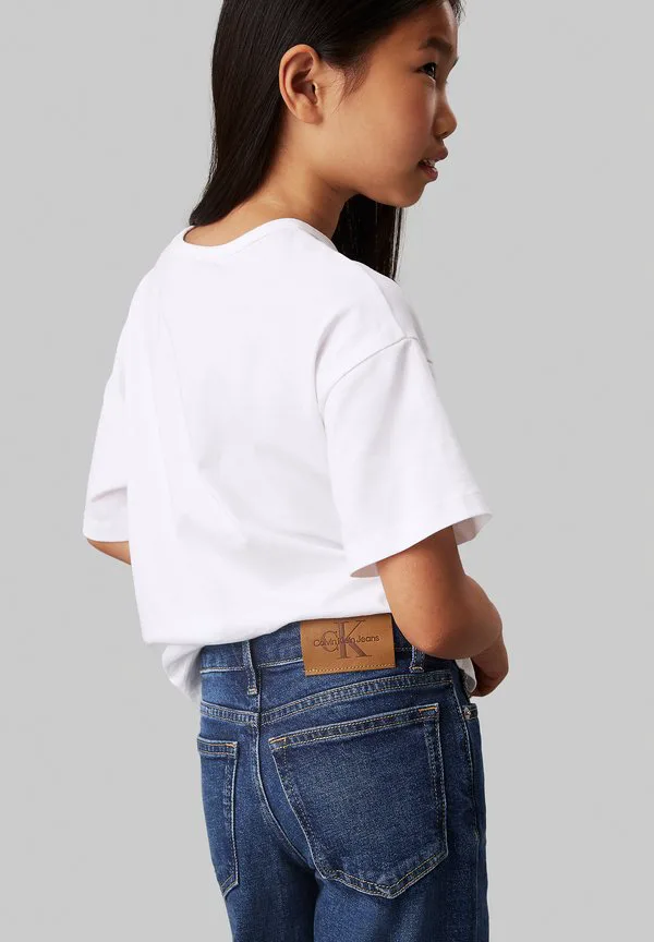 Широкие расклешенные джинсы Calvin Klein Jeans, Authentic Dark Blue Com — фото 4