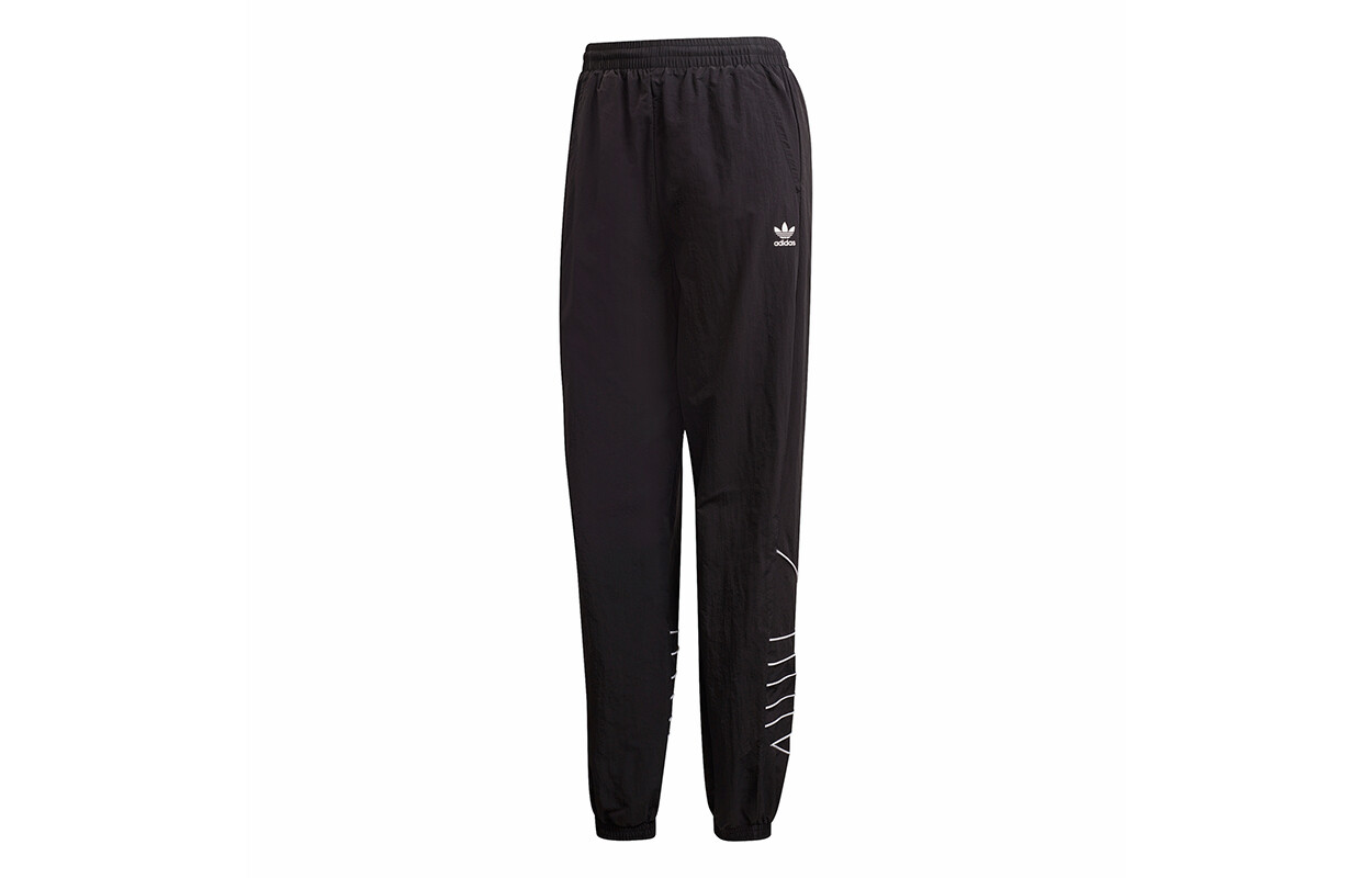 

Трикотажные спортивные штаны женские черные Adidas Originals