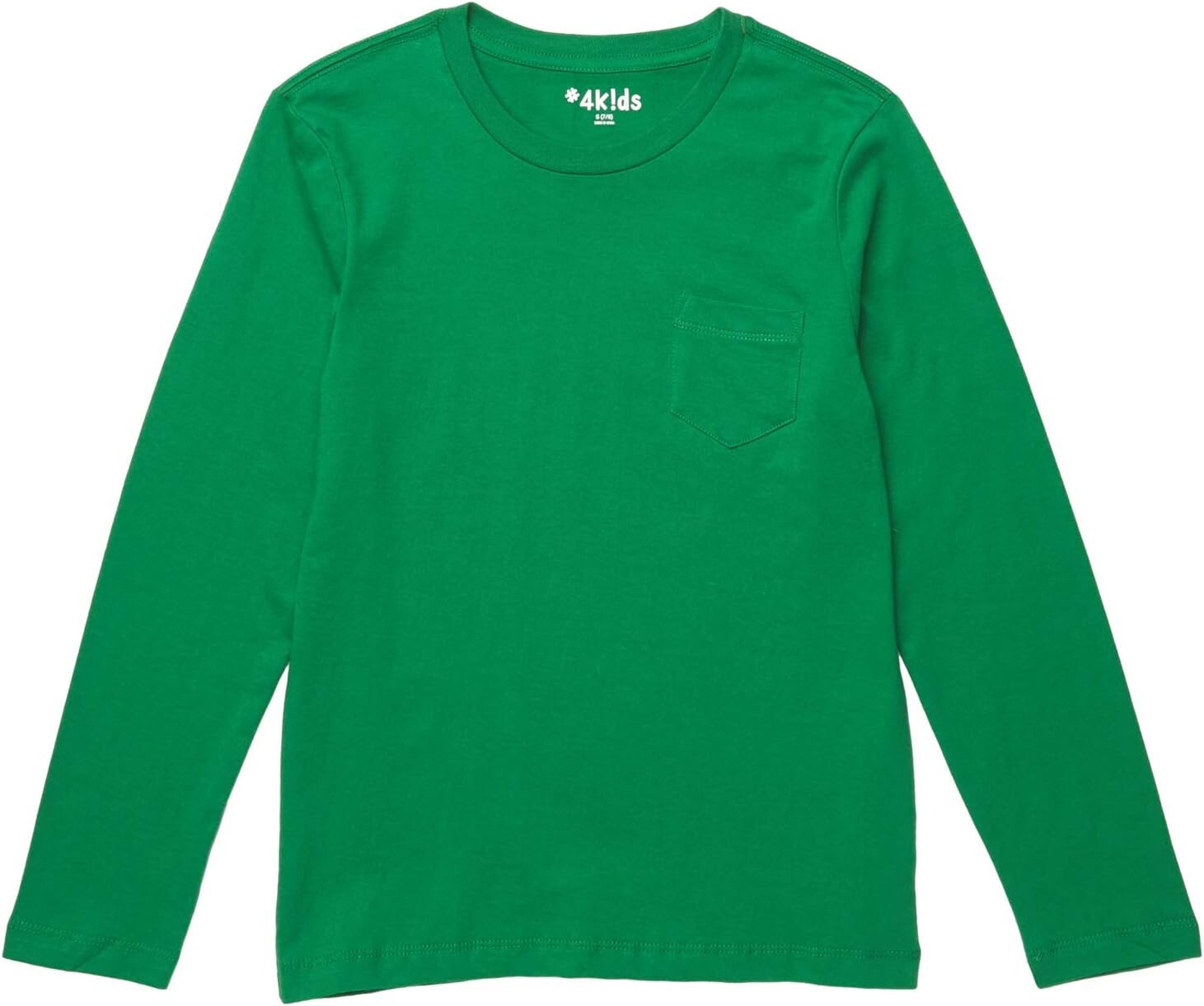 

Футболка #4kids Essential Pocket Long Sleeve T-Shirt, цвет Astro Green