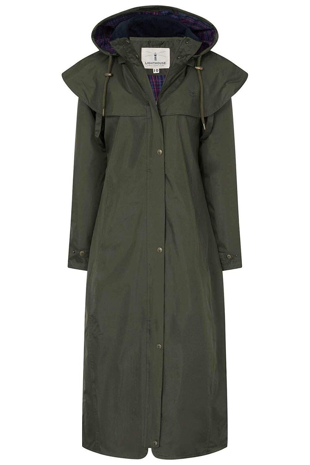

Полноразмерный водонепроницаемый дождевик Outback Lighthouse Clothing, хаки