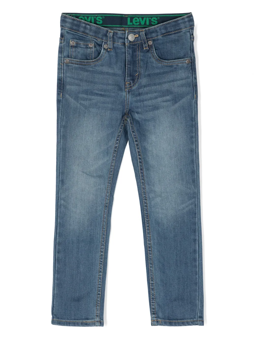 

Узкие джинсы 510 средней посадки Levi's Kids, синий