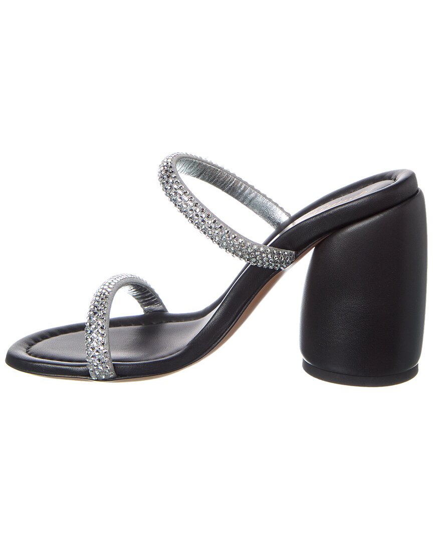 Gianvito Rossi Leather Sandal, черный — фото 2