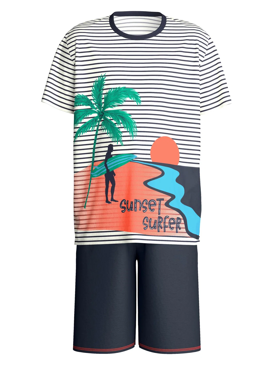 Пижама Calida Surf, синий — фото 4