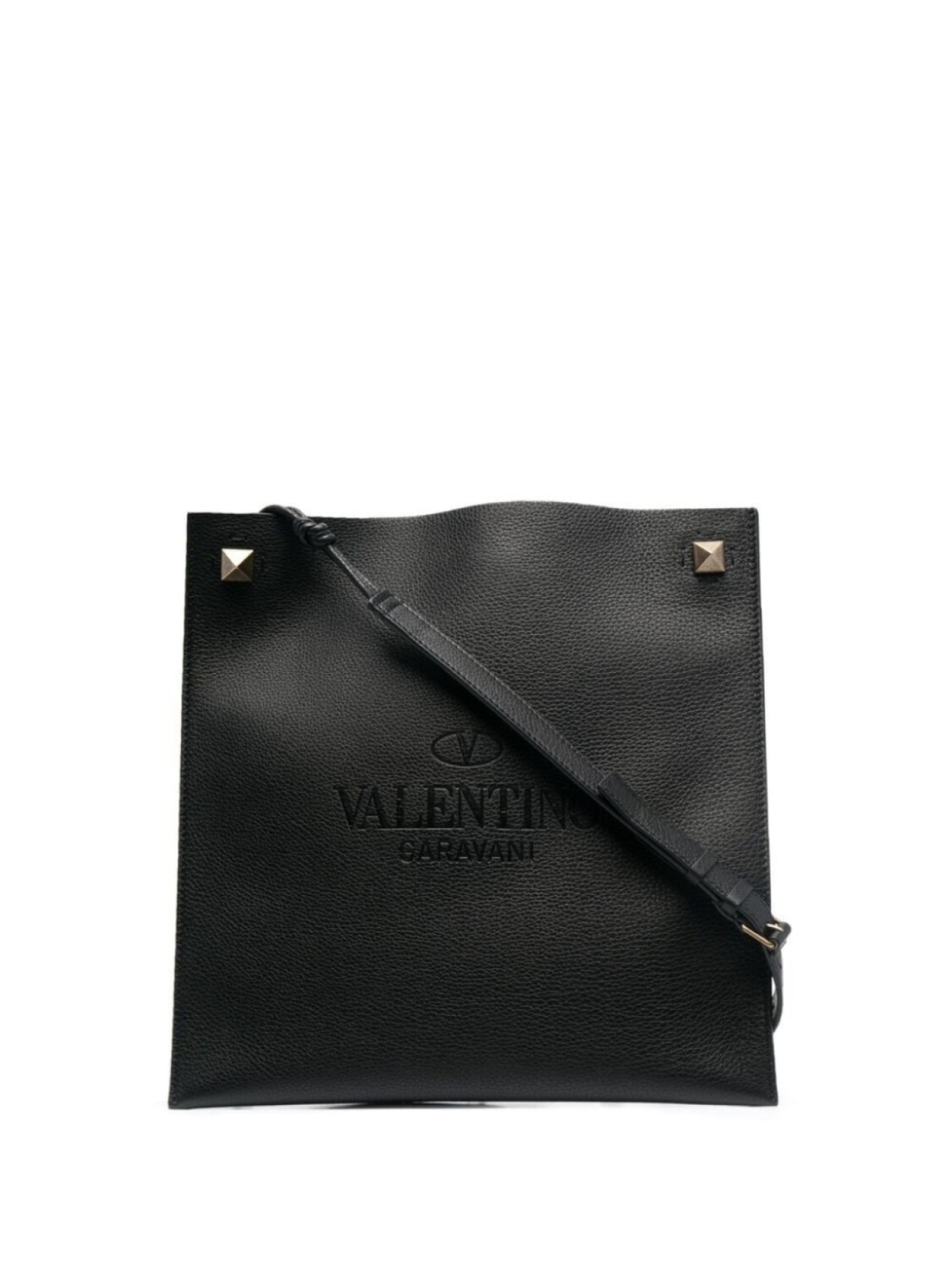 

Valentino Garavani сумка-мессенджер с тисненым логотипом, черный