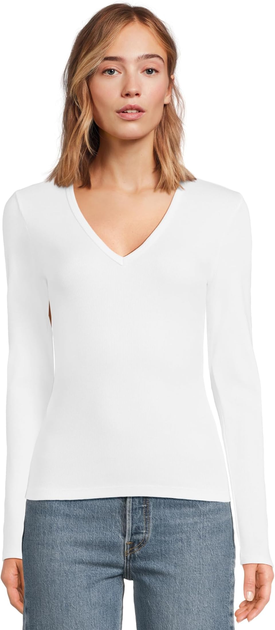 

Футболка Michael Stars Remi V-neck Tee, белый