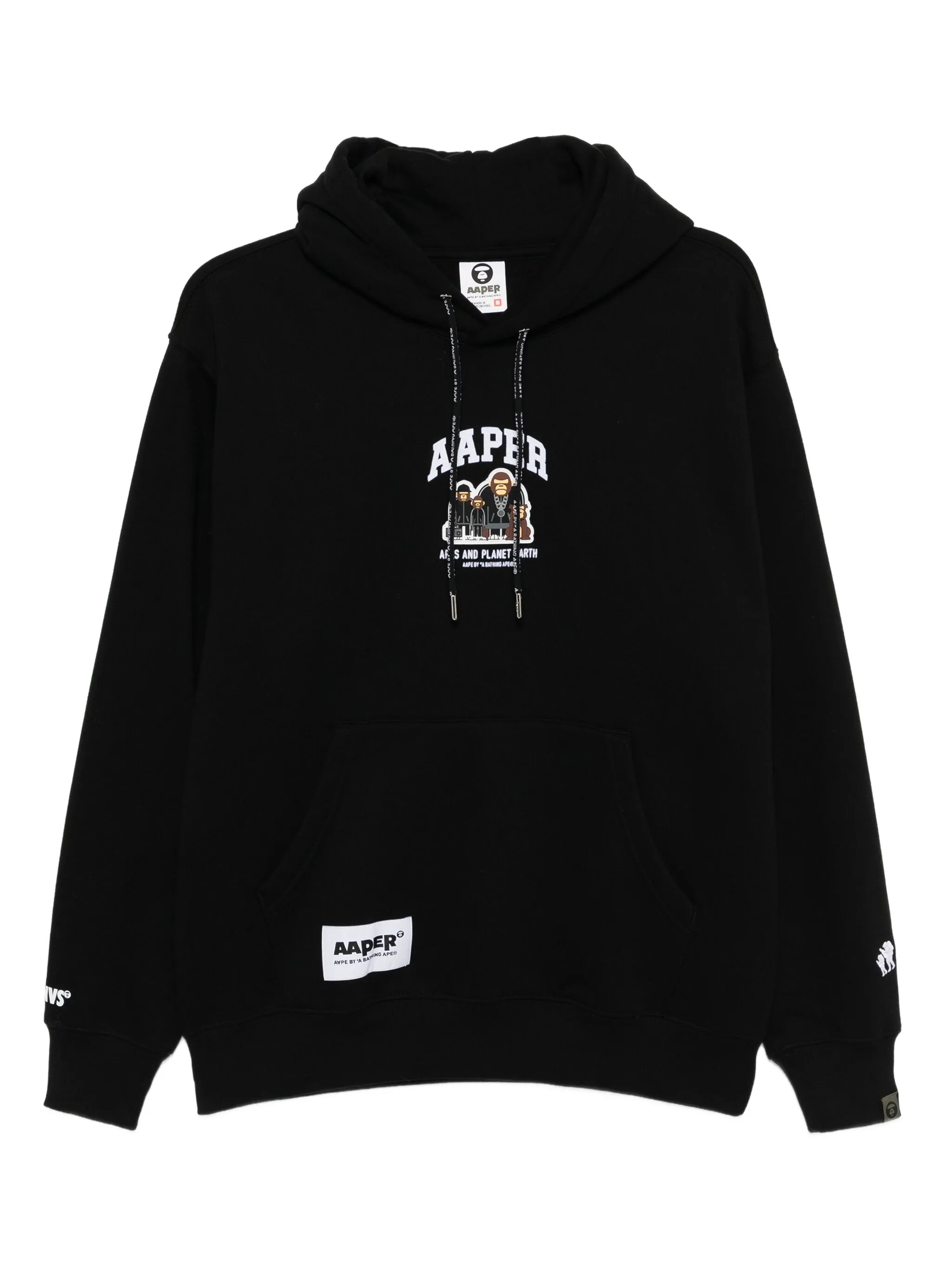 

Худи с нашивкой-логотипом Aape By A Bathing Ape, черный