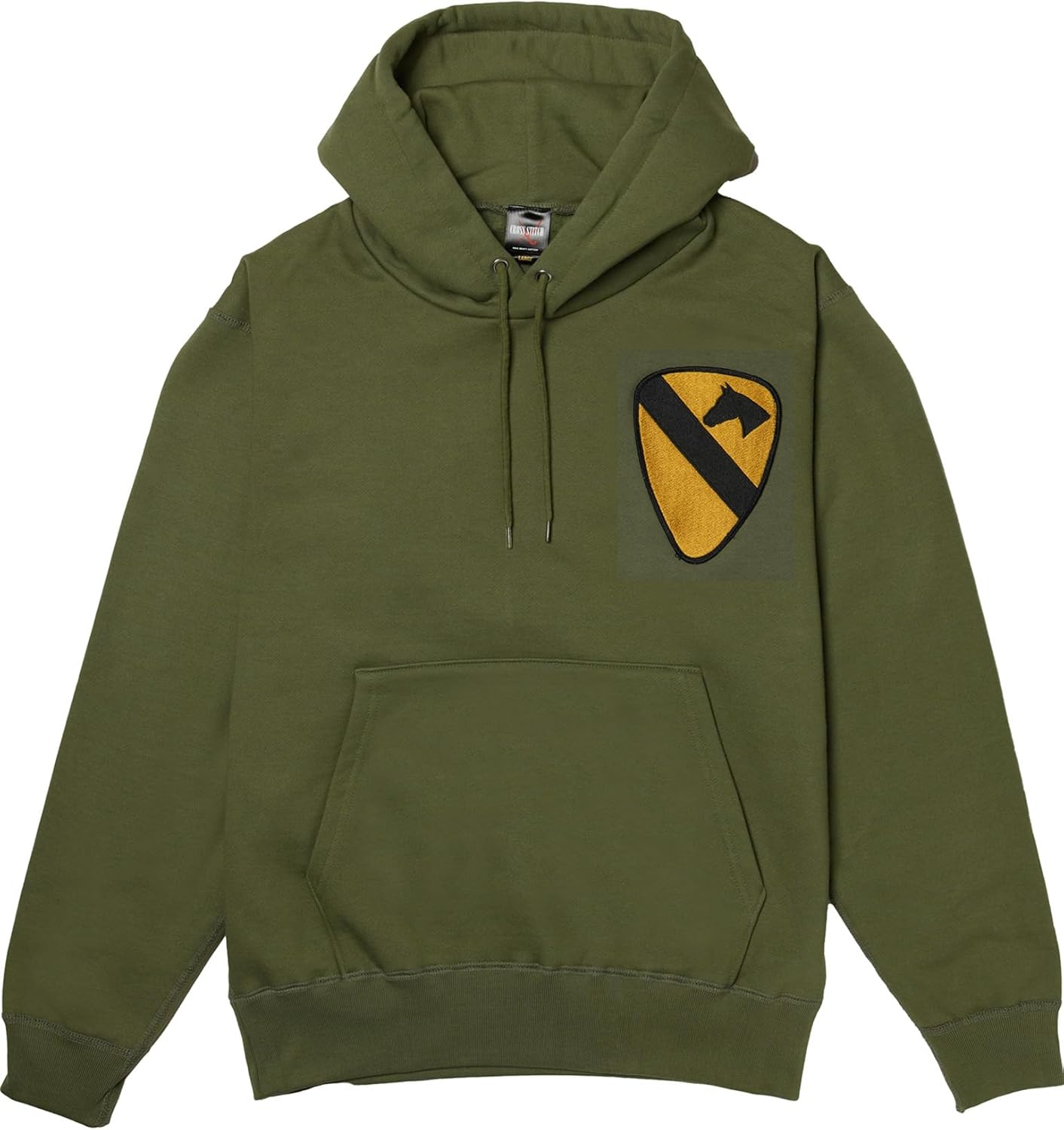 

Толстовка с капюшоном в стиле F, нашивка с гербом армии США, на флисовой подкладке, без капюшона, оливково-зеленая, размер S F-Style, Зеленый, Толстовка с капюшоном в стиле F, нашивка с гербом армии США, на флисовой подкладке, без капюшона, оливково-зелен
