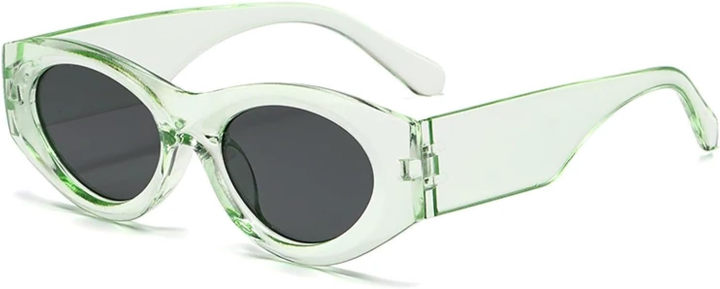 

Солнцезащитные очки с защитой от УФ-излучения UV400 | «Кошачий глаз», розово-черные | Для женщин и мужчин, для занятий спортом на открытом воздухе и вождения DSVIGF, Clear Green