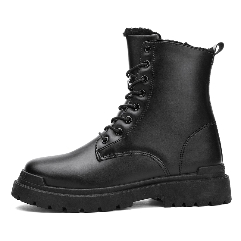 

CariteSport Мужские ботинки Martin черные без подкладки, цвет Black Unlined