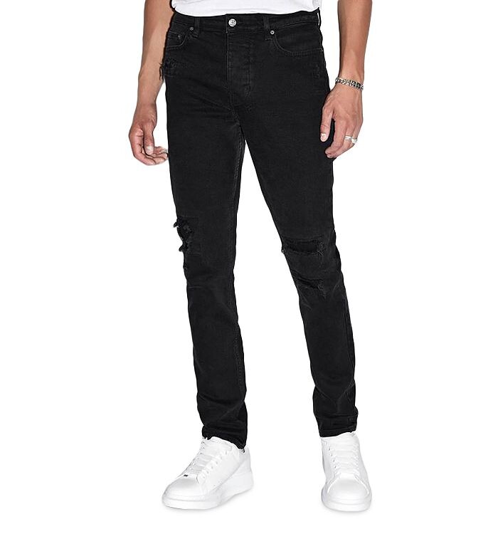 

Джинсы узкого кроя Ksubi Chitch в цвете Boneyard Black, черный