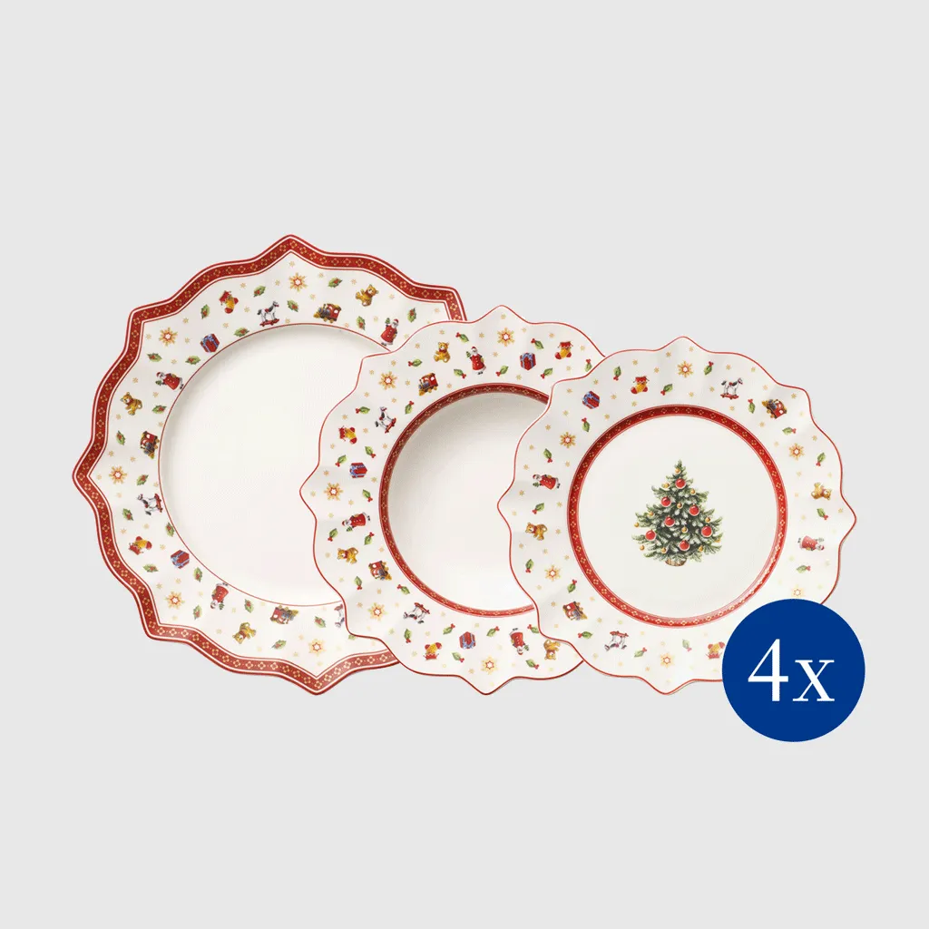 

Обеденный набор Toy's Delight Villeroy & Boch, красно-белый