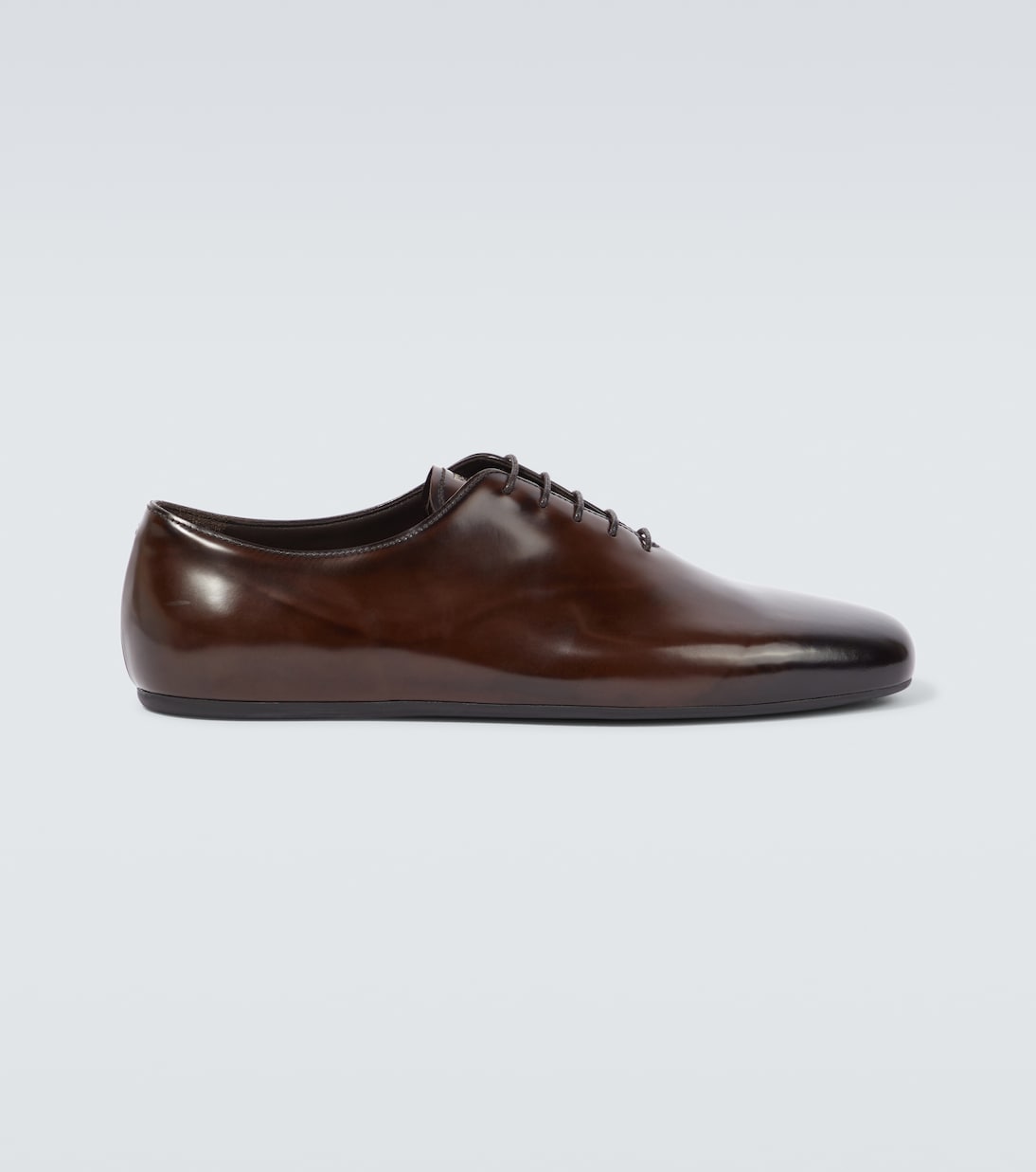 

Оксфорды из гладкой кожи Prada, Bruciato