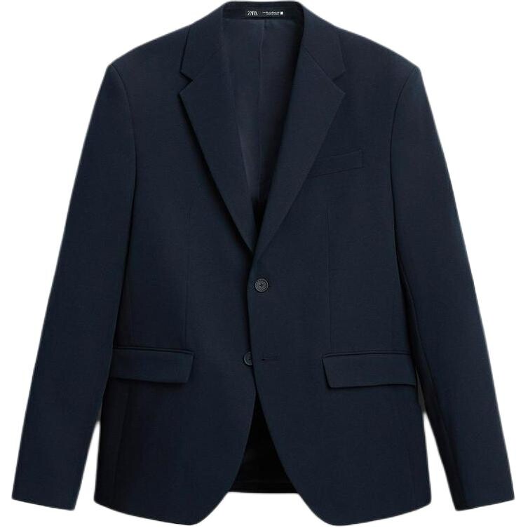 

Деловой костюм мужской синий Zara