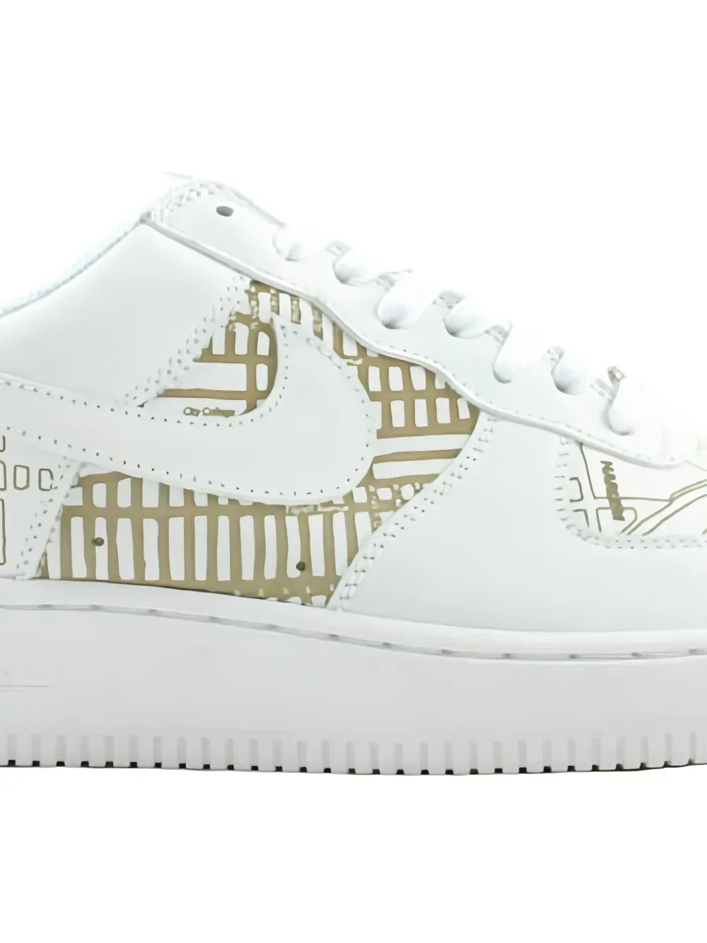 Кроссовки Air Force 1 Premium Harlem Nike, белый — фото 2