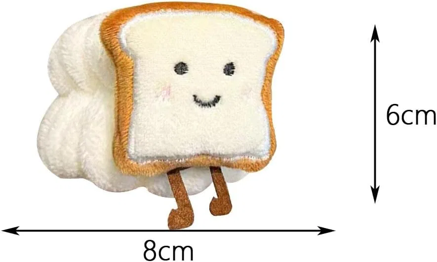 Набор повязок для запястий и резинок для волос для умывания ‎Etyldya, Weißer Toast — фото 3