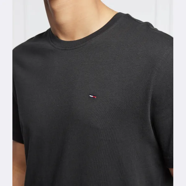 Футболка стандартного кроя из оригинального джерси Tjm Tommy Hilfiger, черный — фото 4
