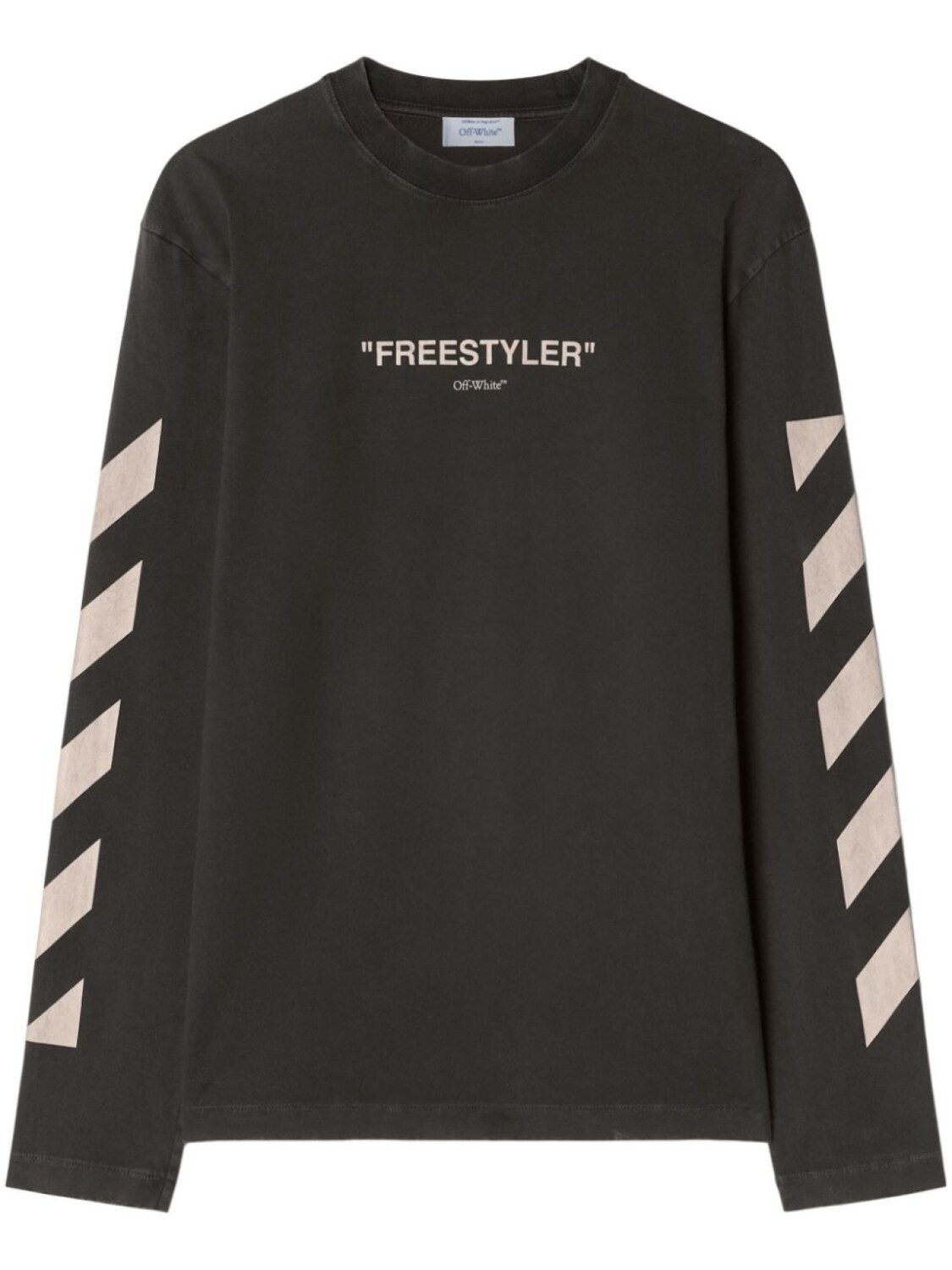 

Футболка с полосками Diag Off-White, черный