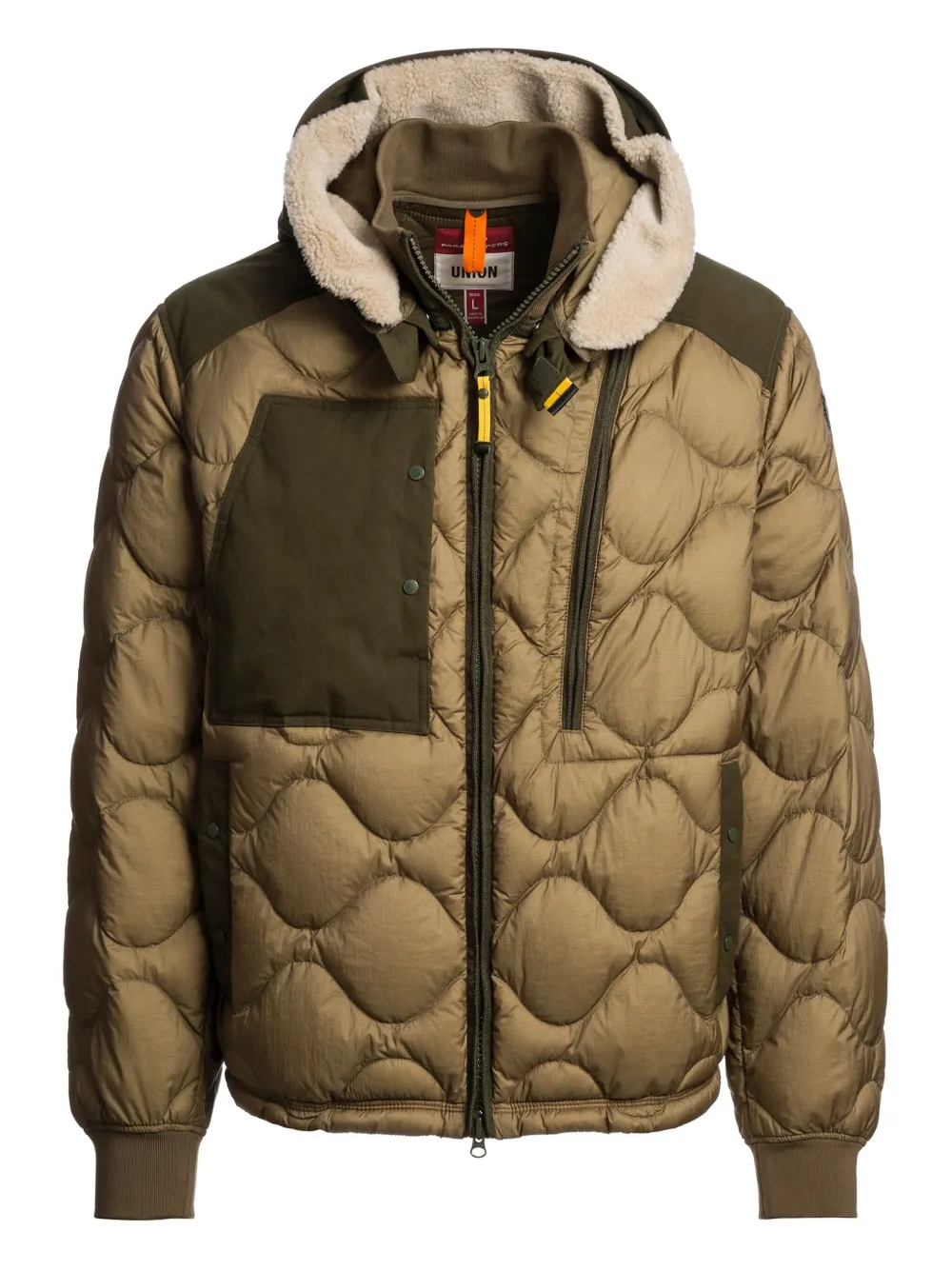 

Стеганая куртка с капюшоном Parajumpers, зеленый