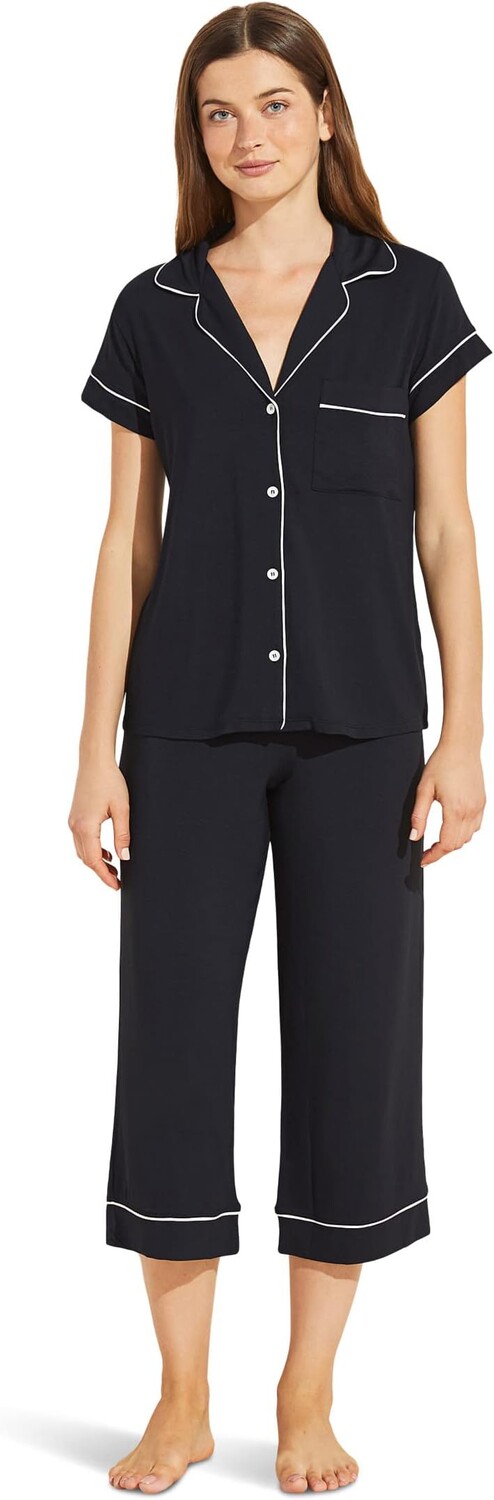 

Жизель – укороченный пижамный комплект Eberjey, цвет Black/Sorbet Pink