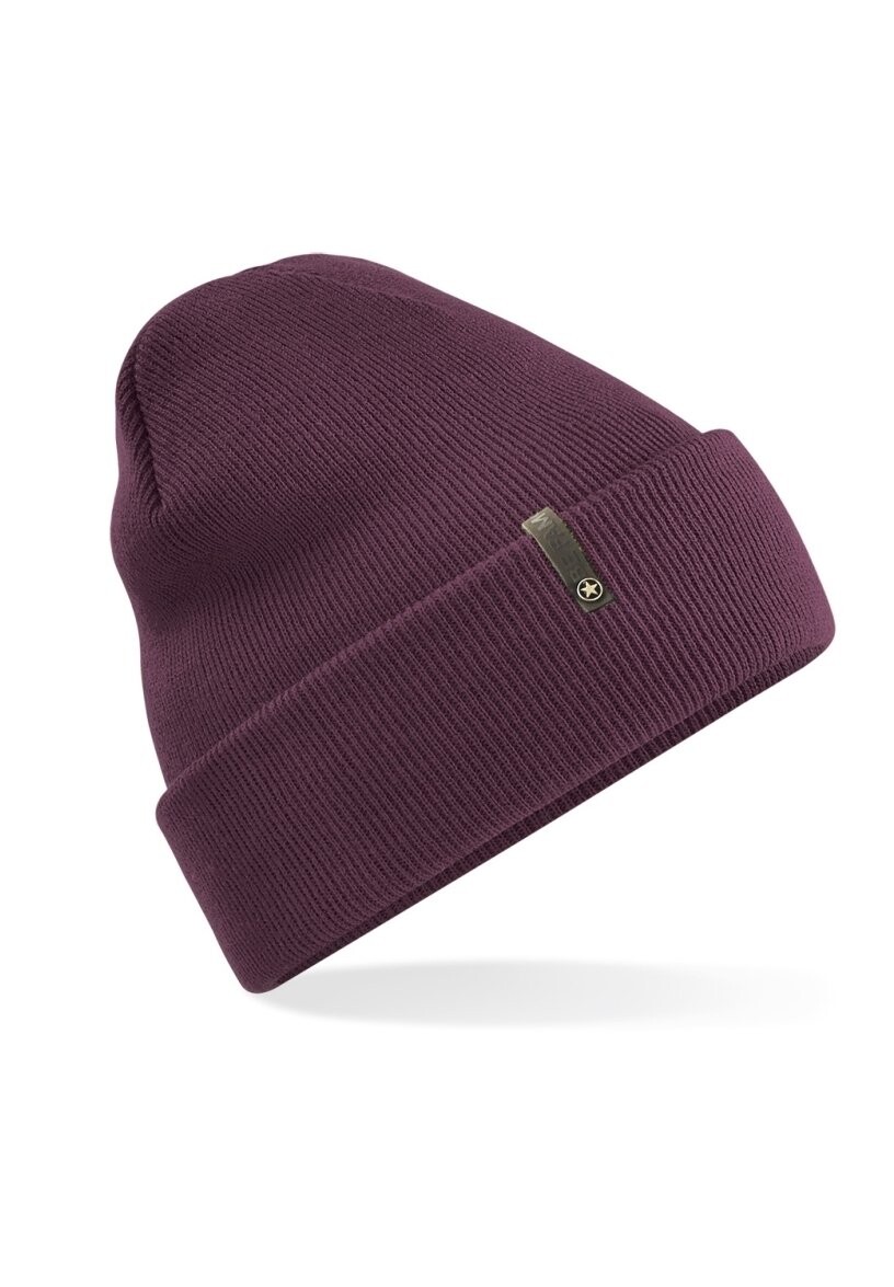 

Шапка TURN UP Be Famous, цвет plum
