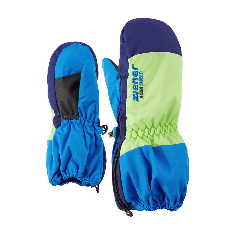 

Детские лыжные перчатки Ziener, цвет blue/green