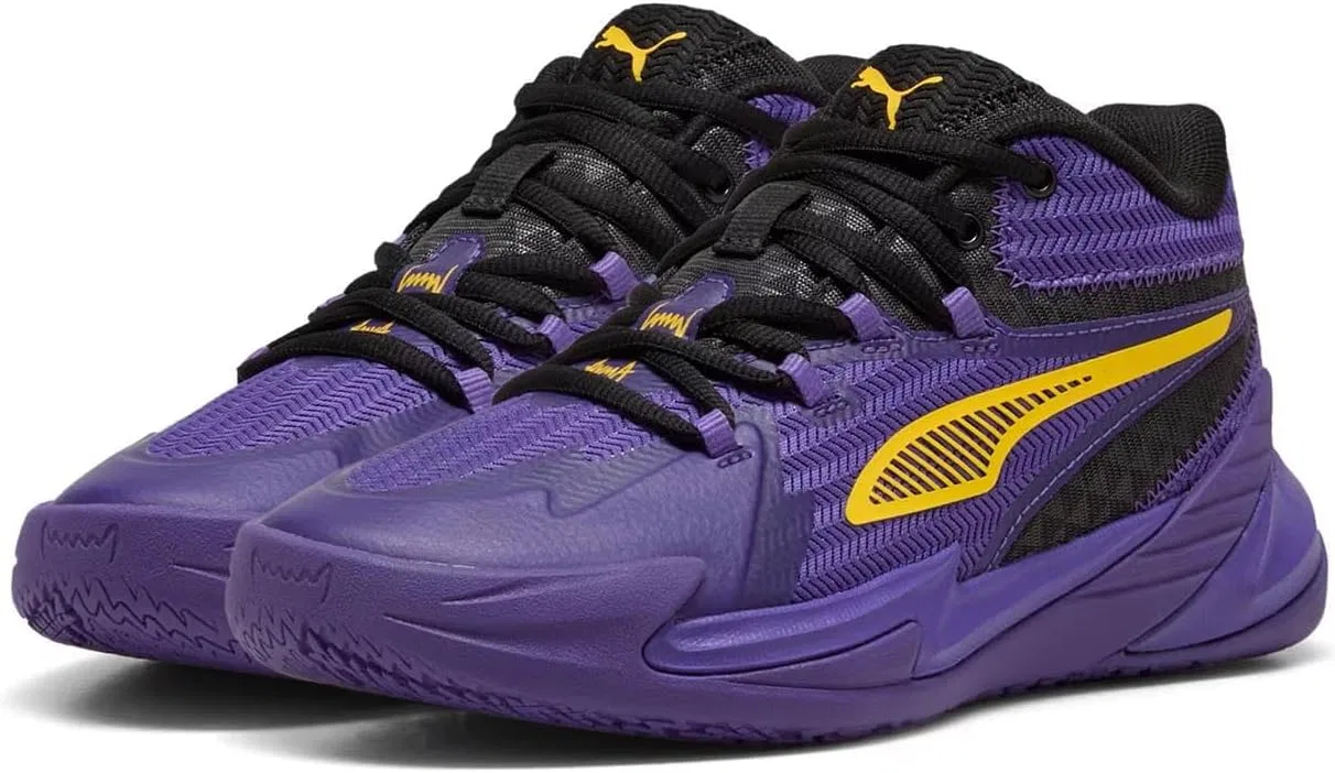 Мужские кроссовки PUMA Dagger 311353 07, спортивная обувь, баскетбольные кроссовки, Puma Black Taem Violet