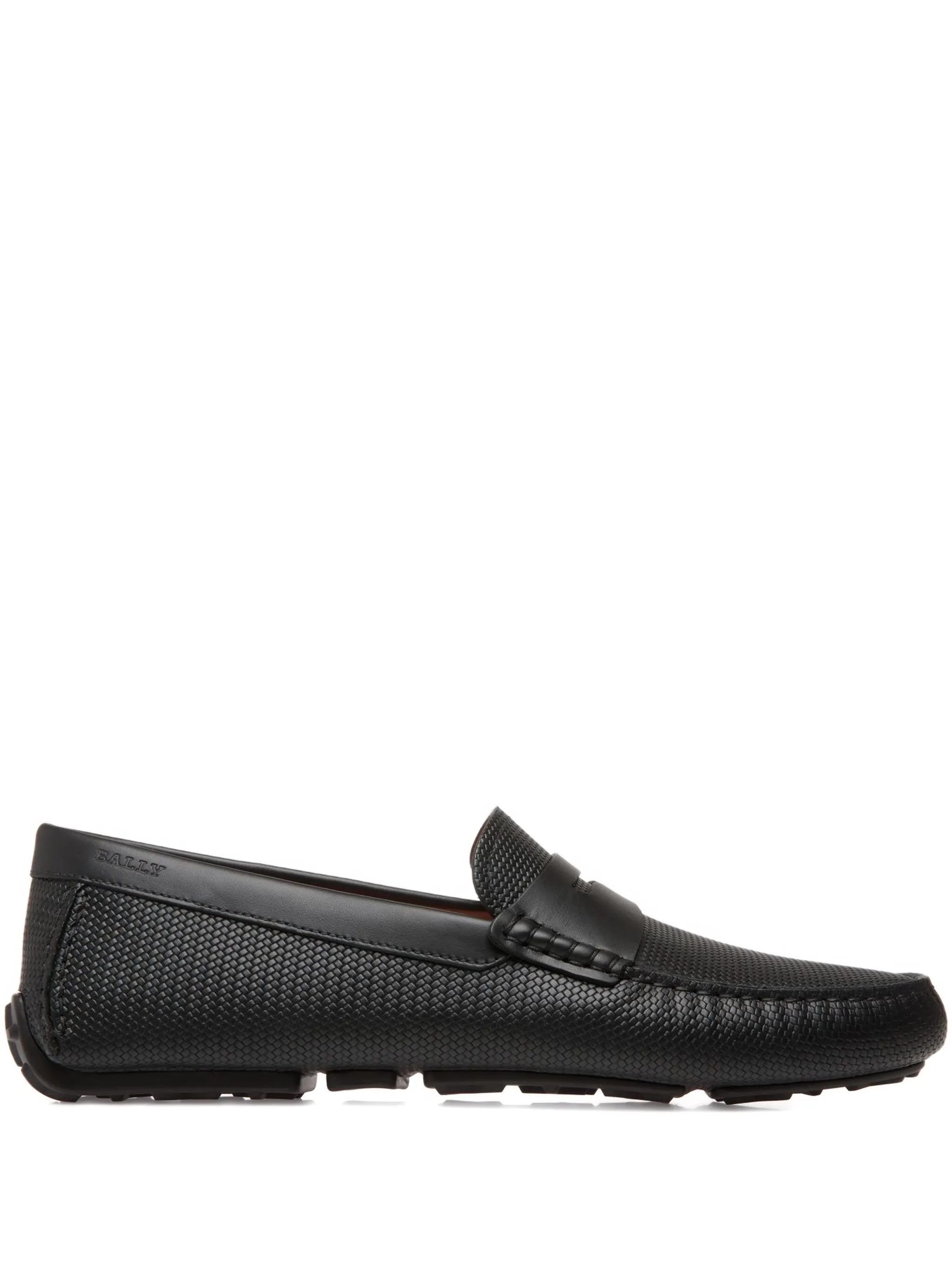 

Пенни-лоферы с тиснением Bally, черный