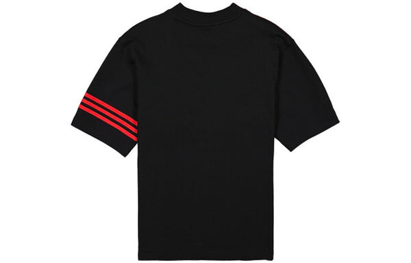 Футболка adidas originals x 424 R.Y.V. Tee Crossover ribbed High Collar Loose Short Sleeve Black, черный — фото 2