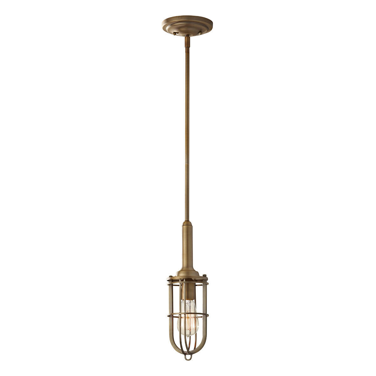 

Подвесной светильник Elstead Lighting, 11,1x44,3 см, цвет латуни