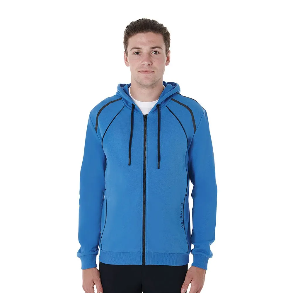 

Толстовка Equestro Cotton Fleece full zip, синий