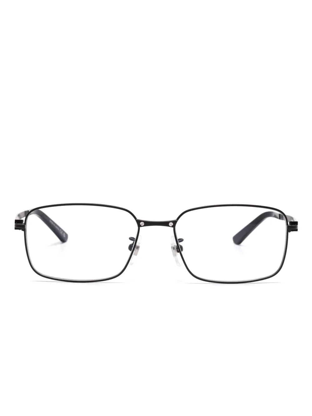 

Очки в прямоугольной оправе Cartier Eyewear, черный