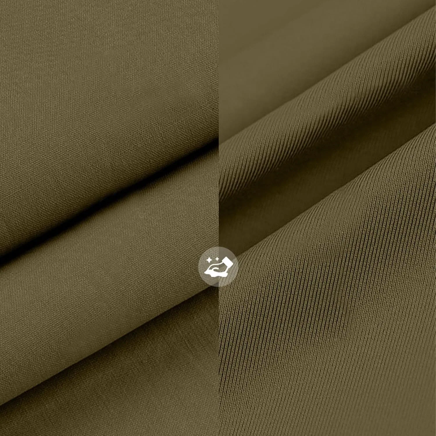 Спортивная юбка-шорты с высокой талией, Army Green — фото 4
