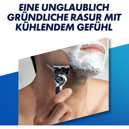 Лезвия для бритвы Proshield Chill, 6 сменных лезвий для мужских бритв для влажной уборки, с 5 лезвиями, Gillette — фото 2