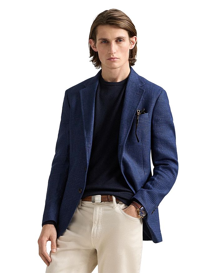 

Пиджак Polo Tailored Rope Stripe Suit Polo Ralph Lauren, синий