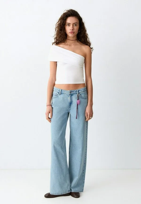 Подростковая базовая футболка кремового цвета Mango Kids, Off-White