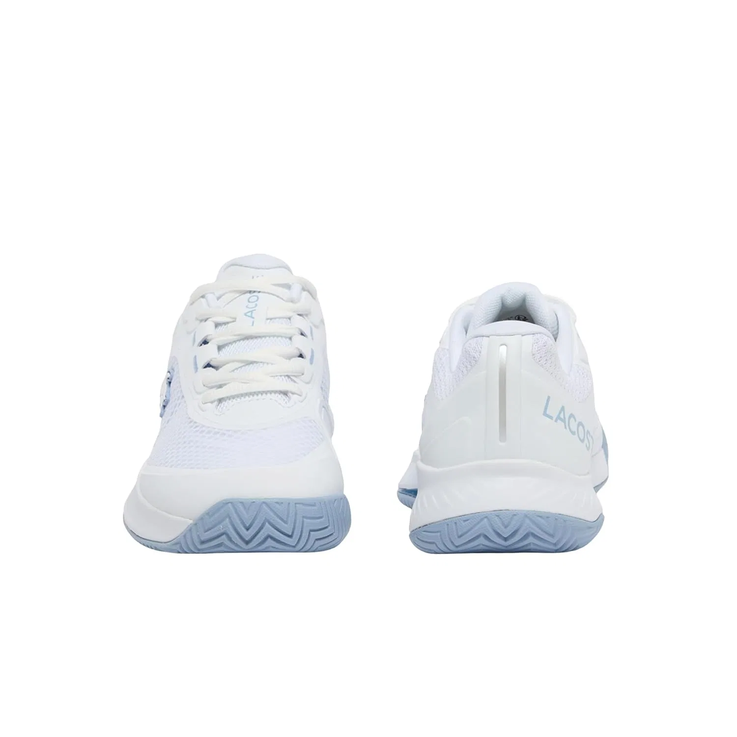 Кроссовки теннисные Lacoste White/Light Blue — фото 4