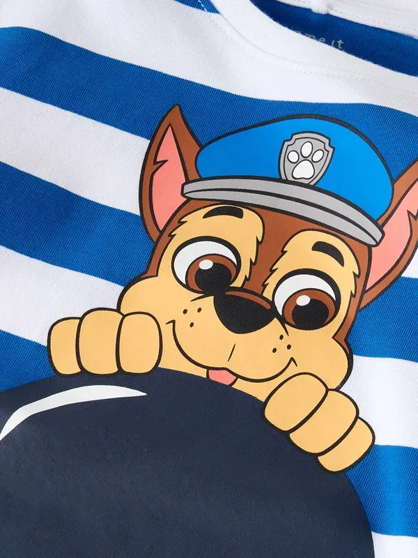 Футболка Paw patrol print t-shirt Name It, лазурно-голубой — фото 3