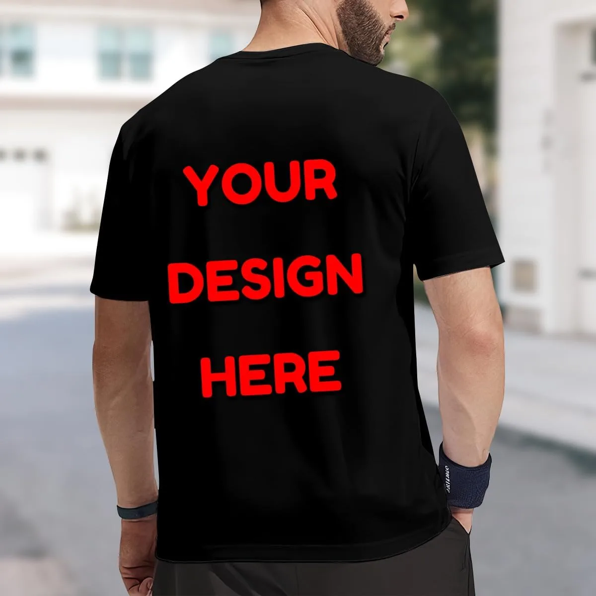 Футболка с принтом Unisex, Cotton, Short Sleeve — фото 3