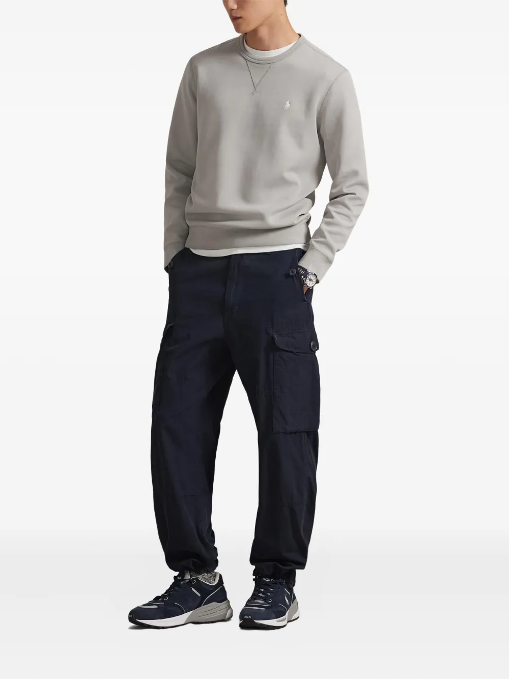 Толстовка с длинными рукавами Polo Ralph Lauren, серый — фото 2