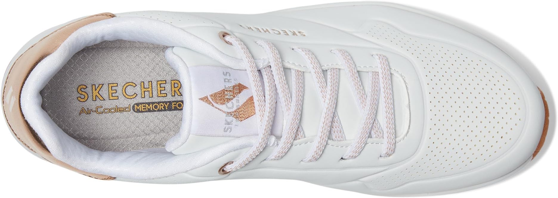 Кроссовки SKECHERS UNO - Shimmer Away, White — фото 2