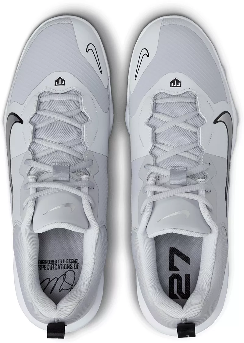 Мужские бейсбольные бутсы Nike Force Trout 9 Pro MCS, цвет Silver/Black — фото 2
