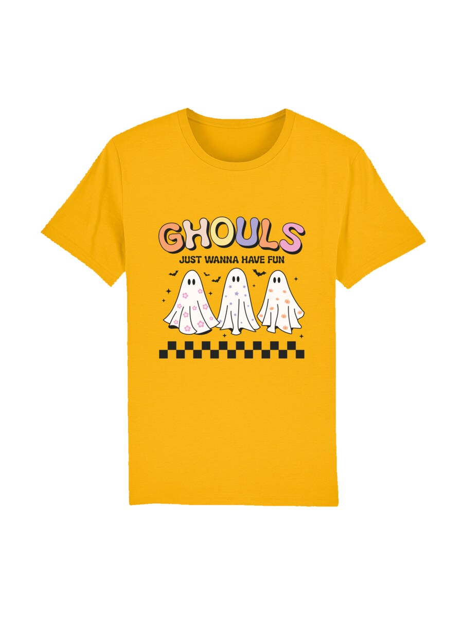 

Футболка F4NT4STIC Shirt Retro Halloween Ghouls just wanna have fun, желтый