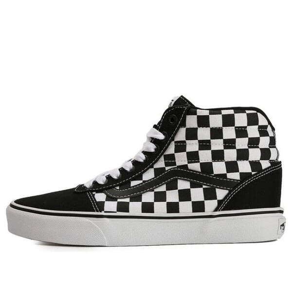 

Кроссовки ward high 'checkerboard' Vans, черный