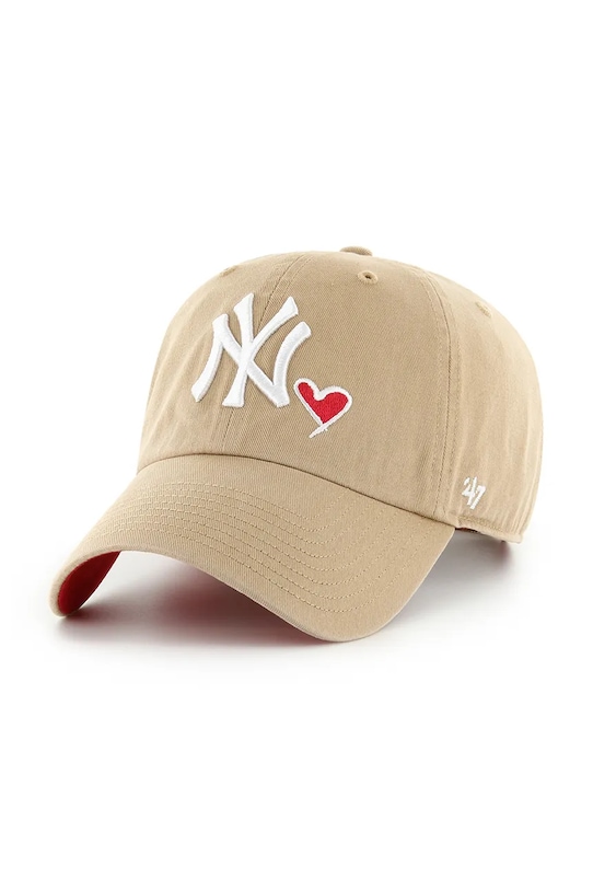 

Кепка с козырьком MLB New York Yankees 47 Brand, бежевый