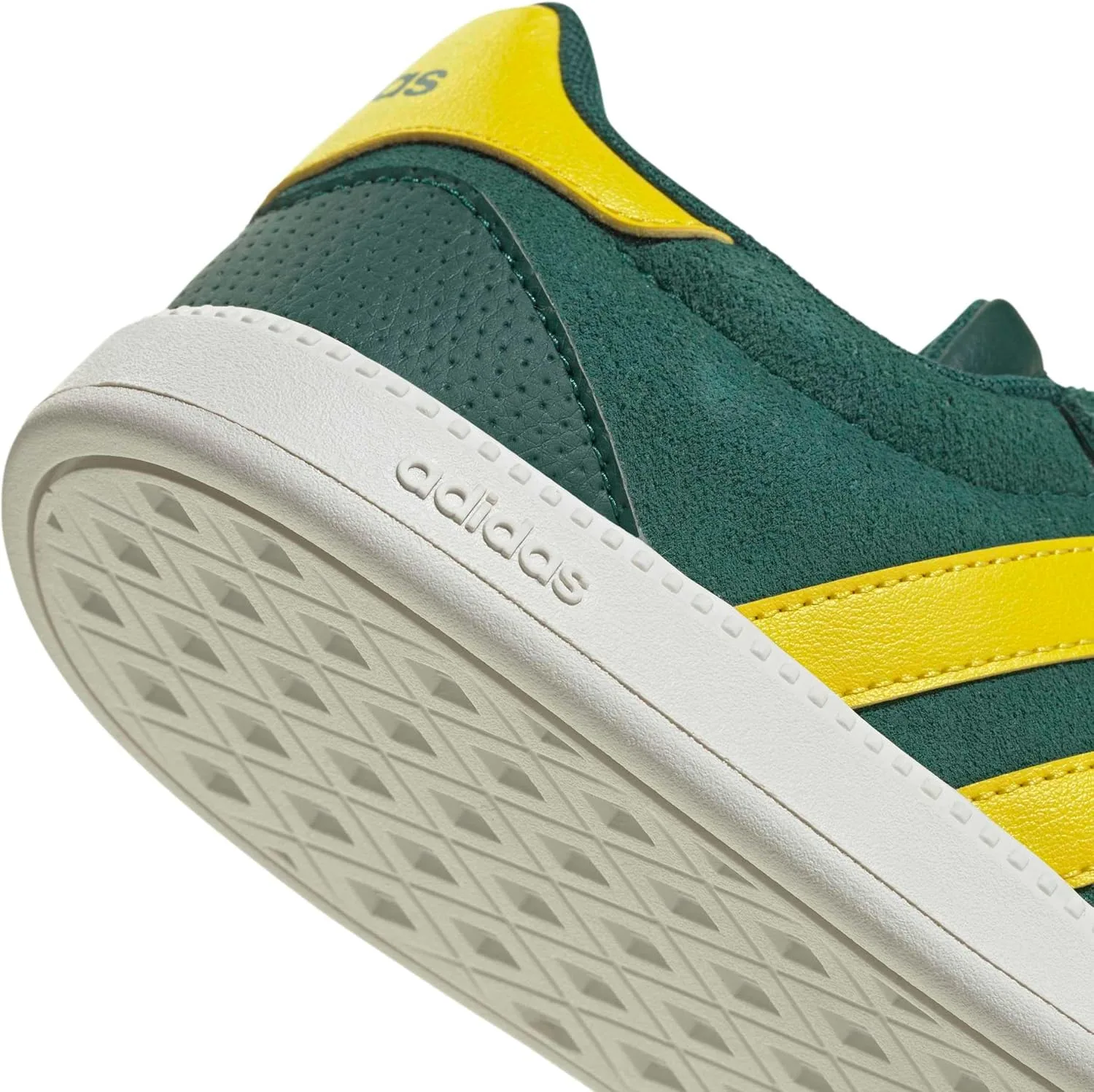 Унисекс кроссовки Adidas Breaknet Sleek, белый/зеленый/желтый — фото 4
