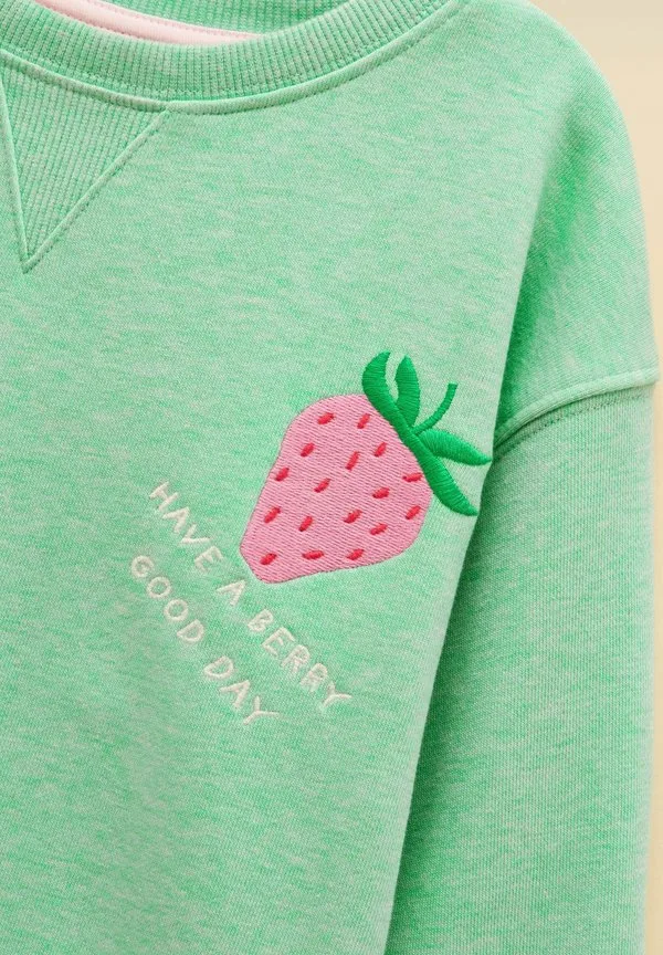 Свитшот summerdays с круглым вырезом Joules, Green Embroideries — фото 4