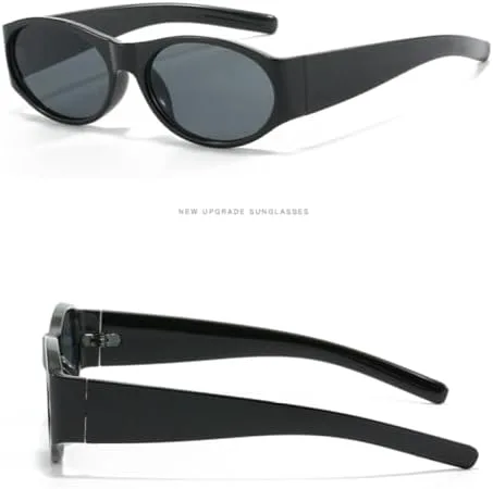 

Простые овальные солнцезащитные очки для женщин, модные в 2027 году. Универсальный стиль, повседневные солнцезащитные очки с защитой от УФ-излучения MTZJH, Champagne