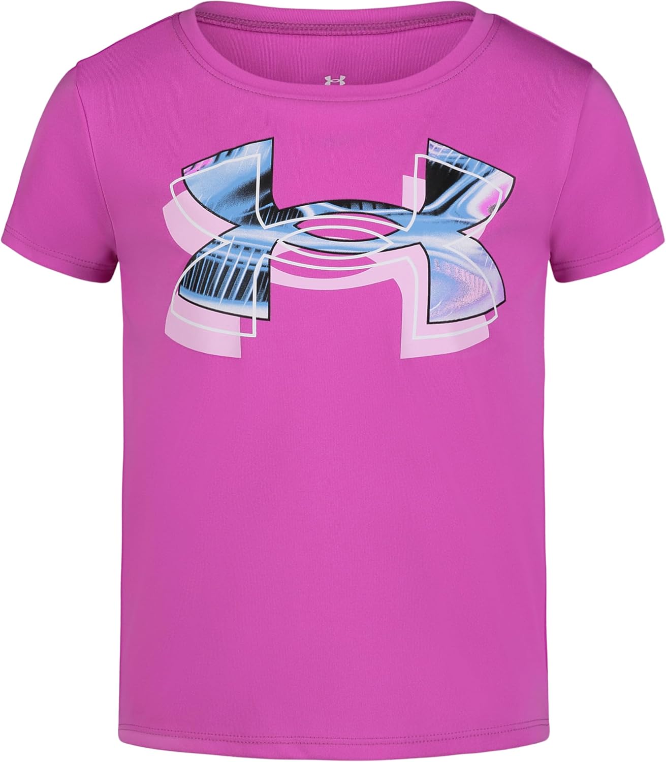 

Under Armour Girls Crewneck, легкая и дышащая футболка для спорта, Magenta Pop Logo, Розовый, Under Armour Girls Crewneck, легкая и дышащая футболка для спорта, Magenta Pop Logo