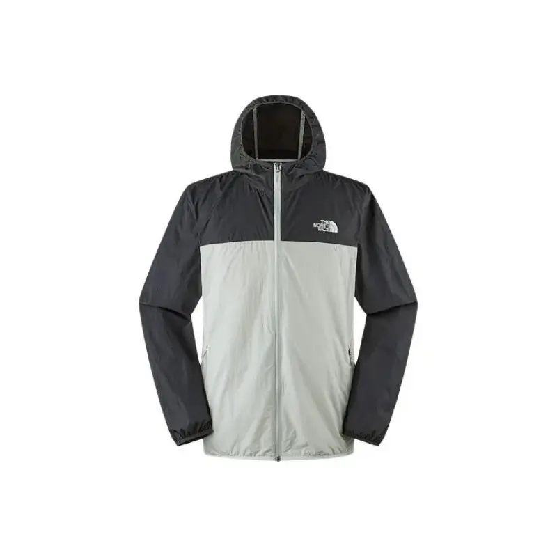 

THE NORTH FACE Сверхлегкая дышащая быстросохнущая ветрозащитная одежда с защитой от ультрафиолета для мужчин серого цвета, Gray